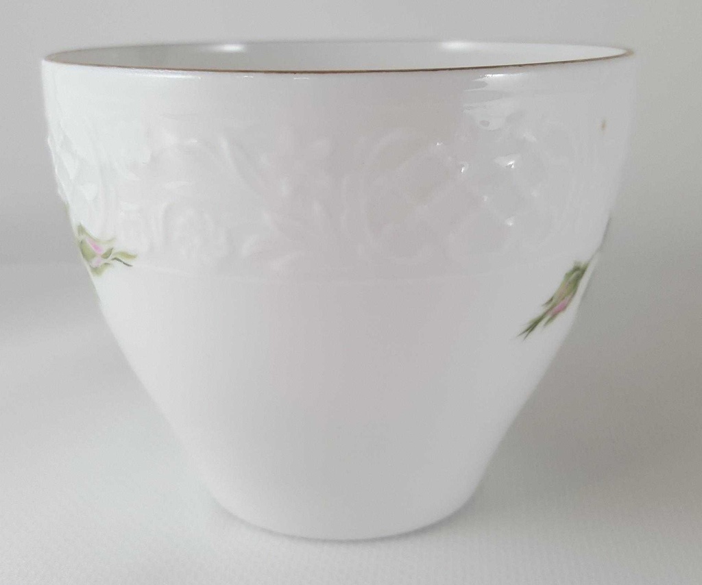 [45811931] Kaffeetasse Tasse Schumann Arzberg Form Dresden Weiße Rose gebraucht - sehr gut Bild 4