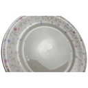 [458119447] Kuchenteller Dessertteller Goldrand 19,2 cm Schaller Elfenbein bunte Blümchen mit gebraucht - akzeptabel Bild 2
