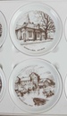 [2118847] 6er Set Untersetzer Tellerchen 10 cm Fürstenberg Glasuntersetzer gebraucht - sehr gut Bild 3