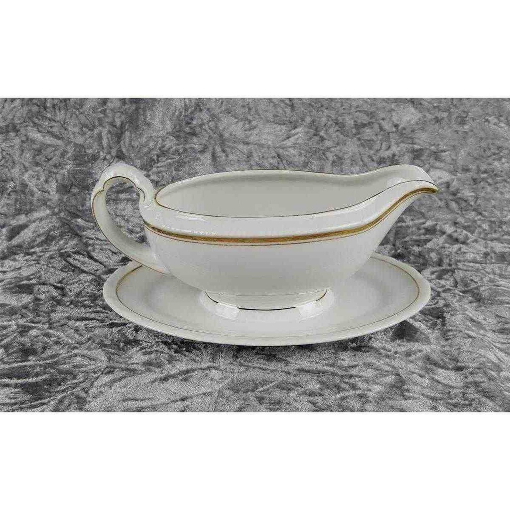 [458119465] Sauciere Goldrand 1tlg Schönwald Form 301 Weiß gebraucht - gut Bild 3