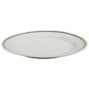 [458119468] Servierplatte Fleischplatte Steakplatte Goldrand 33,2x21,6 cm Schönwald Form 301 Weiß gebraucht - gut Bild 2