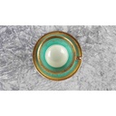 [458119471] Mokkatasse mit Untertasse Tasse Espressotasse Golddekor Kaiser Porzellan Alka Kunst gebraucht - gut Bild 3