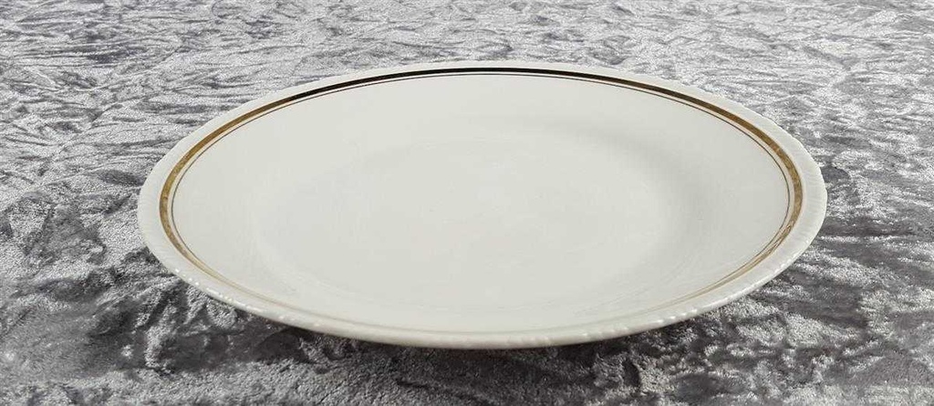 [458119472] Kuchenteller Dessertteller Goldrand 21,2 cm Schönwald Form 301 Weiß gebraucht - akzeptabel Bild 3