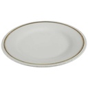 [458119475] Speiseteller Essteller Goldrand 24,7 cm Schönwald Form 301 Weiß gebraucht - akzeptabel Bild 2