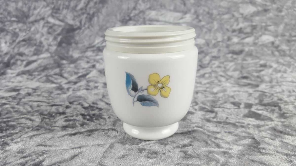 [458119484] Eierkocher Kocher ohne Deckel Royal Worcester June Garland gebraucht - sehr gut Bild 3