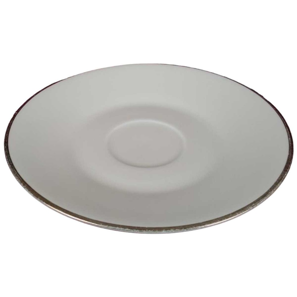 [458119486] Untertasse Goldrand 14,9 cm Zeh Scherzer 9003 Elfenbein Beige gebraucht - akzeptabel Bild 2