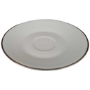 [458119486] Untertasse Goldrand 14,9 cm Zeh Scherzer 9003 Elfenbein Beige gebraucht - akzeptabel Bild 2