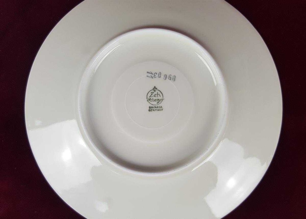 [458119486] Untertasse Goldrand 14,9 cm Zeh Scherzer 9003 Elfenbein Beige gebraucht - akzeptabel Bild 4