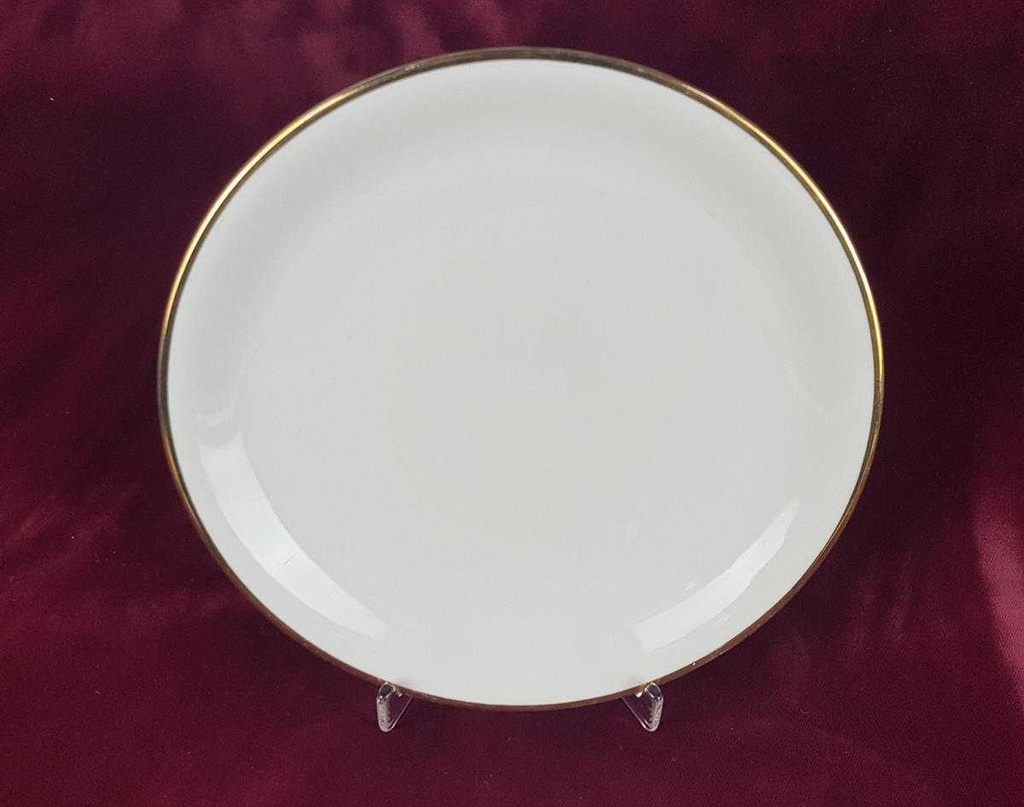 [2118851] 6er Set Kuchenteller Goldrand 19,2 cm Zeh Scherzer 9003 Elfenbein Beige gebraucht - gut Bild 3