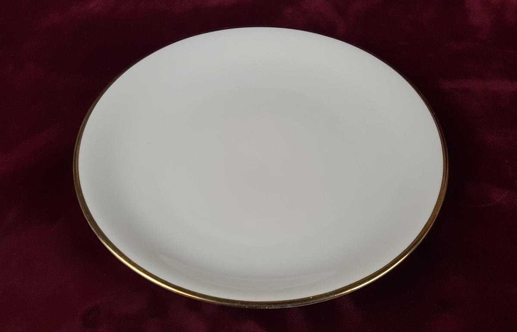 [2118851] 6er Set Kuchenteller Goldrand 19,2 cm Zeh Scherzer 9003 Elfenbein Beige gebraucht - gut Bild 4