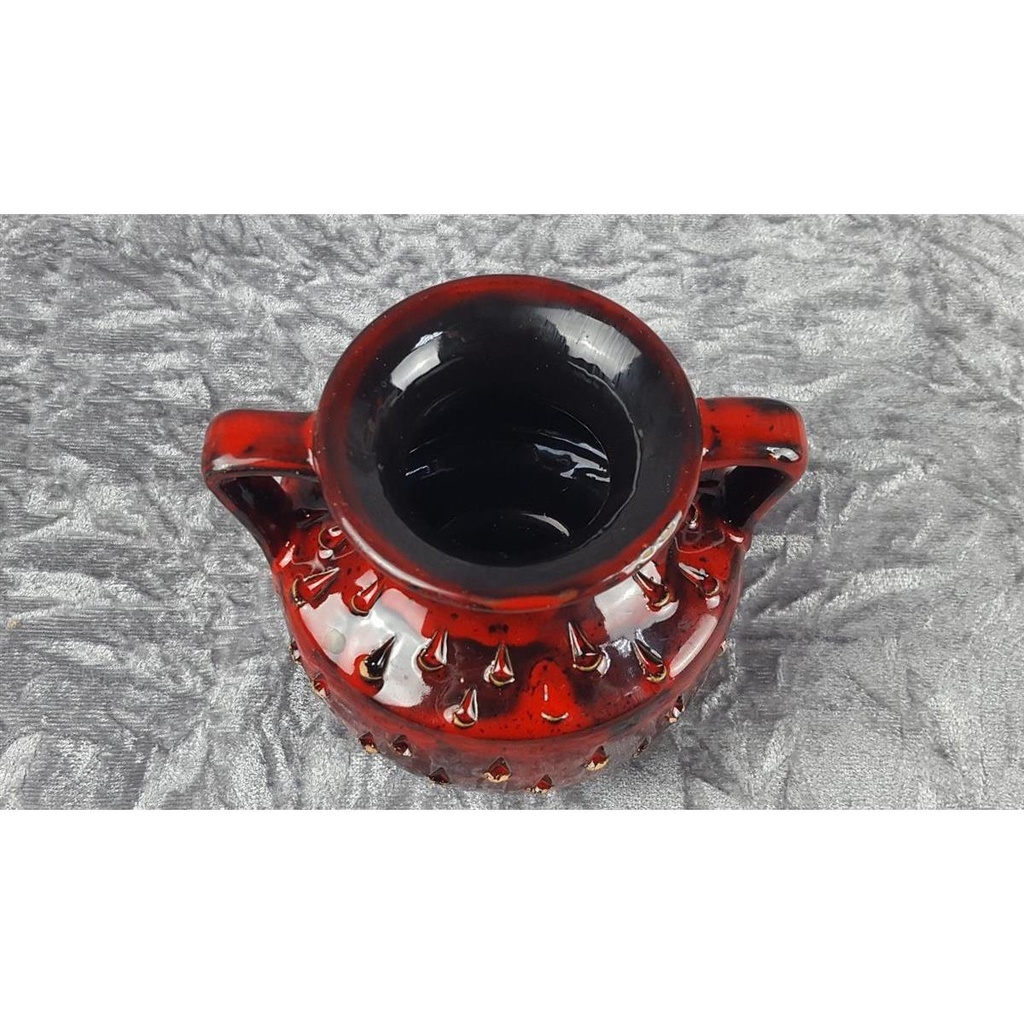 [458119494] Keramik Vase mit Henkeln 780/10 H 9,5 cm Bild 3