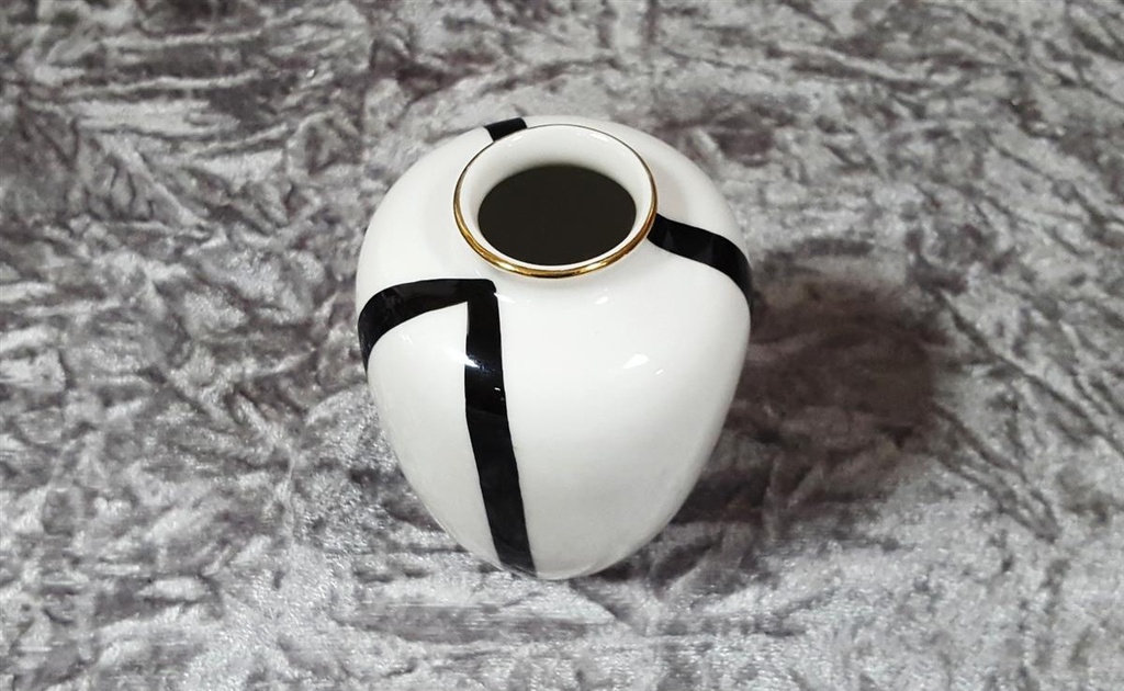 [458119501] Vase Blumentopf Bavaria Hertel Jacob gebraucht - gut Bild 3
