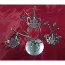 [458119511] Kerzenhalter aus Metall ohne Glaseinsatz H 25,5 cm Bild 6