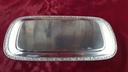 [458119516] Dessertteller Königskuchenplatte 38x18,2 cm WMF Silber gebraucht - gut Bild 4