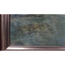 [M45-002-007] Öl-Druck auf Leinwand Gemälde mit Rahmen Motiv Feldarbeiter 114x74 cm Bild 8