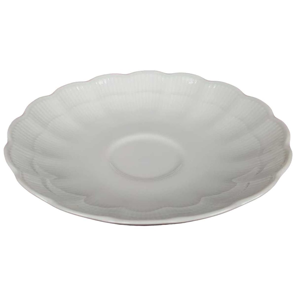 [458119543] Untertasse 14 cm AK Kaiser Porzellan Romantica Weiß gebraucht - gut Bild 2