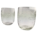 [SET2-458166654] 2er Set Schnapsgläser Pinnchen Schnapsglas Blumen Transparent gebraucht - sehr gut Bild 3