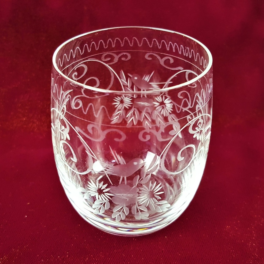 [SET2-458166654] 2er Set Schnapsgläser Pinnchen Schnapsglas Blumen Transparent gebraucht - sehr gut Bild 6