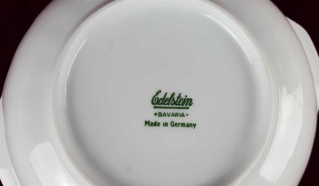 [458119547] Schale Edelstein Bavaria Reliefdekor weiß gebraucht - sehr gut Bild 5