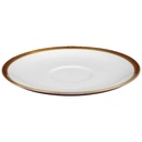 [458119561] Untertasse für Kaffee Goldrand 14,2 cm Thomas Porzellan Unbekannte Formen Weiß Bild 2