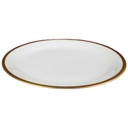 [458119564] Speiseteller Essteller Goldrand 24,8 cm Thomas Porzellan Unbekannte Formen Weiß Bild 2