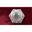[2118857] Aschenbecher relief Glas Handgearbeitet Mundgeblasen B 12,5 Bild 4