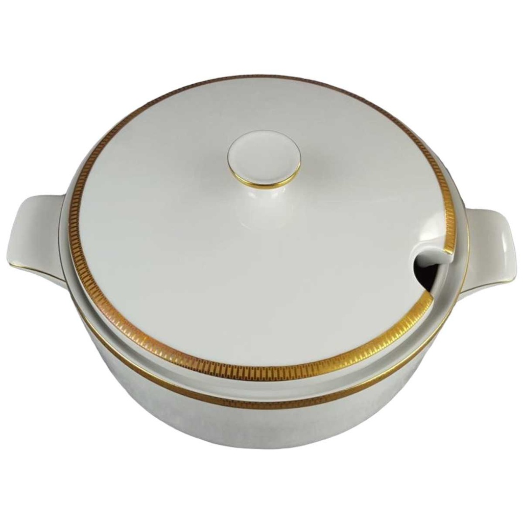 [458119575] Suppenterrine Goldrand 2,1 L Zeh Scherzer 1688 gebraucht - gut Bild 2