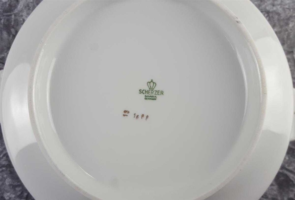 [458119575] Suppenterrine Goldrand 2,1 L Zeh Scherzer 1688 gebraucht - gut Bild 4
