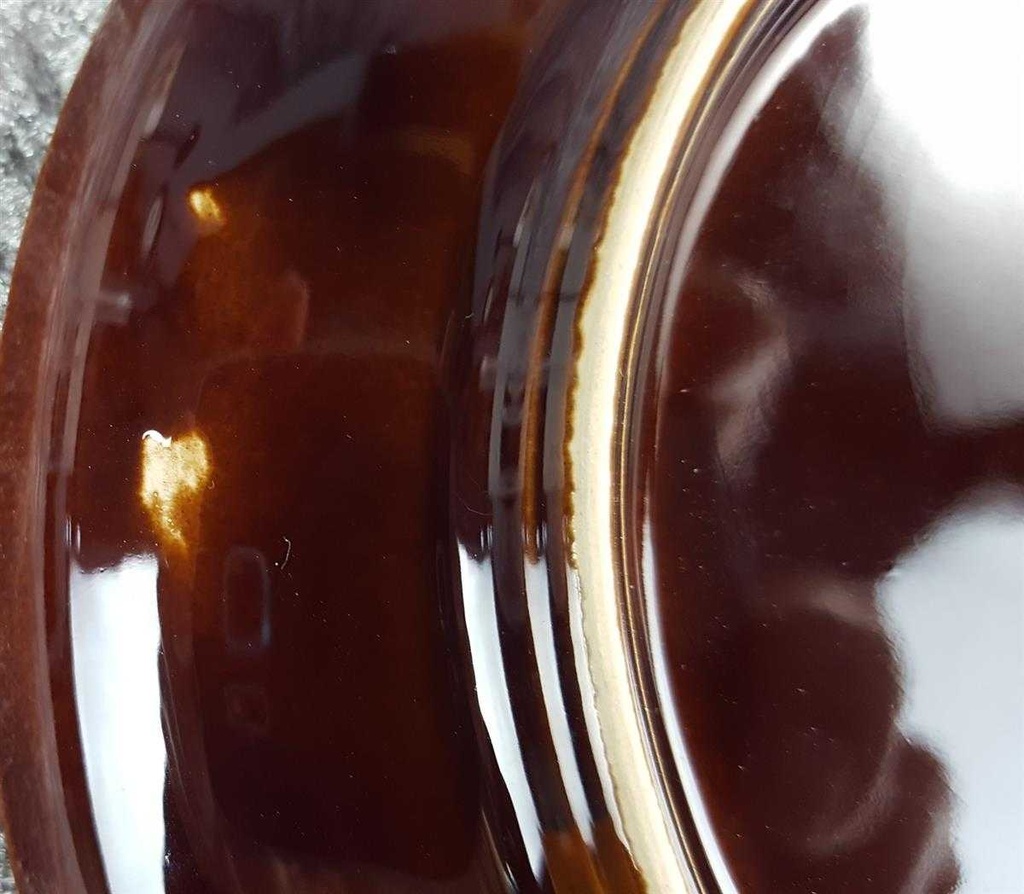 [458119586] Untertasse für Suppe 16,8 cm Melitta Heidelberg braun gebraucht - gut Bild 5