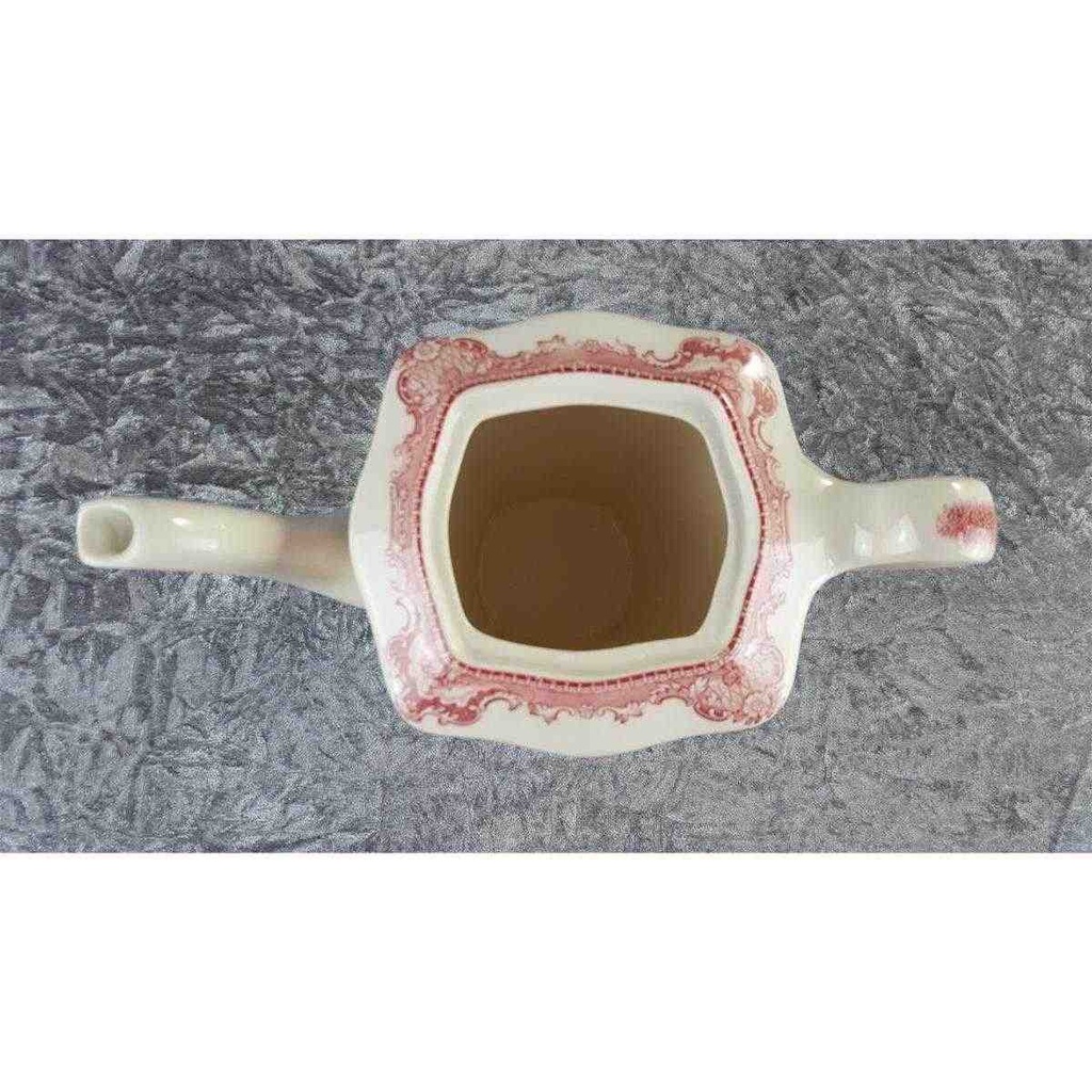 [458119587] Kaffeekanne Kanne groß 1,6 L Johnson Bros Old Britain Castles Rot gebraucht - gut Bild 6