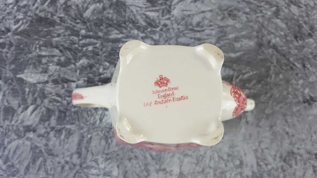 [458119587] Kaffeekanne Kanne groß 1,6 L Johnson Bros Old Britain Castles Rot gebraucht - gut Bild 8