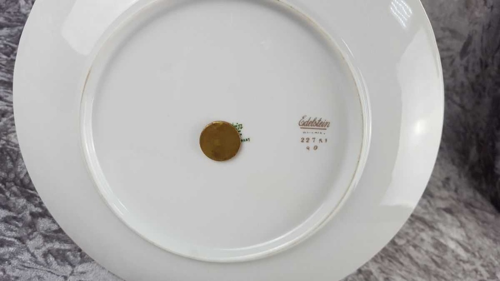 [458119588] Etagere 3stöckig Goldrand Edelstein Bavaria gebraucht - akzeptabel Bild 5