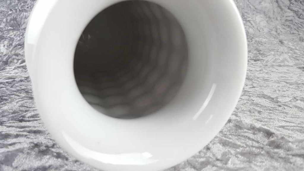 [458119590] Vase Blumenvase 29,7 cm Hutschenreuther Weiß gebraucht - sehr gut Bild 3