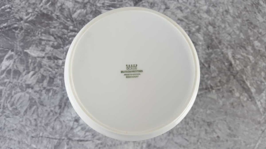 [458119590] Vase Blumenvase 29,7 cm Hutschenreuther Weiß gebraucht - sehr gut Bild 4