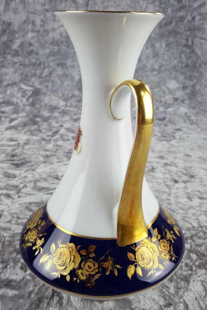 [458119593] Vase Blumenvase 20,1 cm Waldershof Bavaria Einzelteile Blumen gebraucht - gut Bild 4