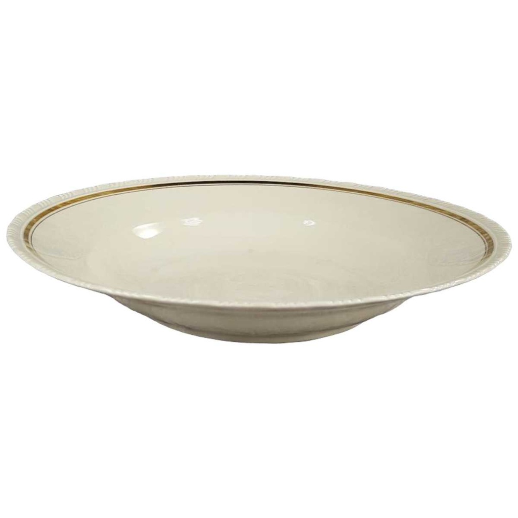 [458119595] Suppenteller Goldrand 24,5 cm Schönwald Alt Relief gebraucht - akzeptabel Bild 2
