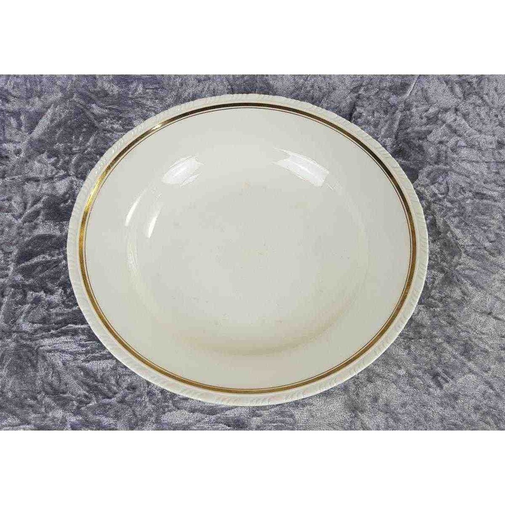 [458119595] Suppenteller Goldrand 24,5 cm Schönwald Alt Relief gebraucht - akzeptabel Bild 3