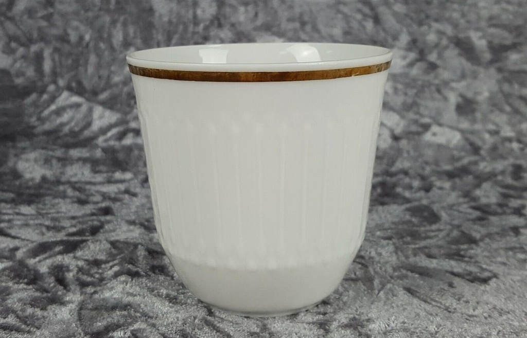 [458119635] Kaffeetasse Goldrand 7,5 cm Hutschenreuther Weiß gebraucht - gut Bild 2