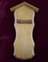 [458119663] Zinn 95% Jahreslöffel 1990 Zinnlöffel Löffel aus mit Holzhalter Bild 3