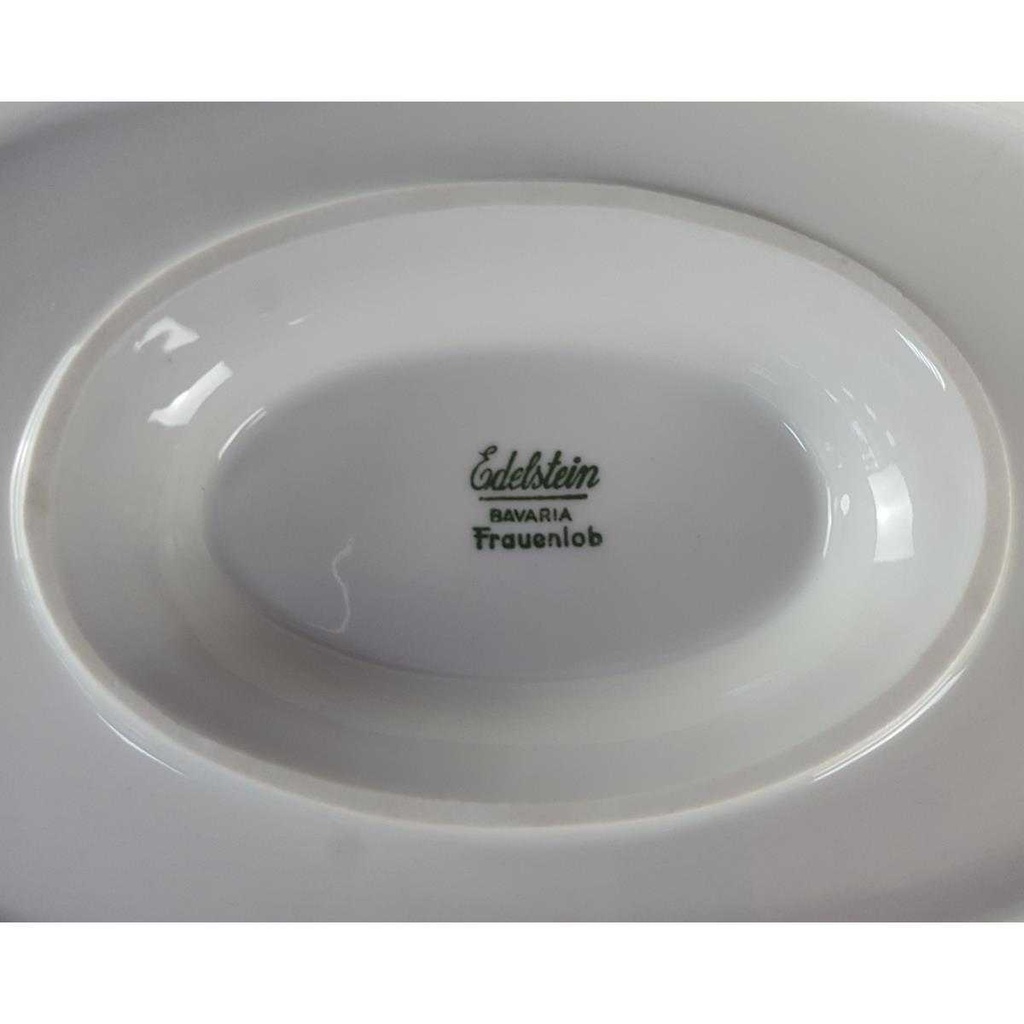 [458119667] Sauciere mit Teller 1tlg Edelstein Bavaria Frauenlob Cremeweiß Weiß gebraucht - sehr gut Bild 5