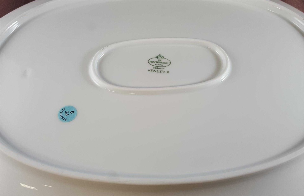 [45811969] Servierplatte Speiseplatte Fleischplatte Steakplatte 37,5x28,4 cm Tirschenreuth Venezia Palazzo gebraucht - neuwertig Bild 4