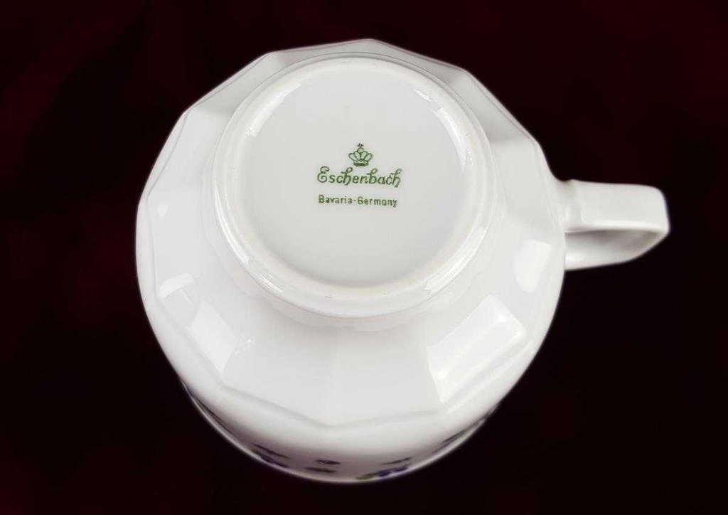 [458119786] Kaffeetasse Tasse Eschenbach Unbekannte Formen Blumendekor Blumen gebraucht - sehr gut Bild 6