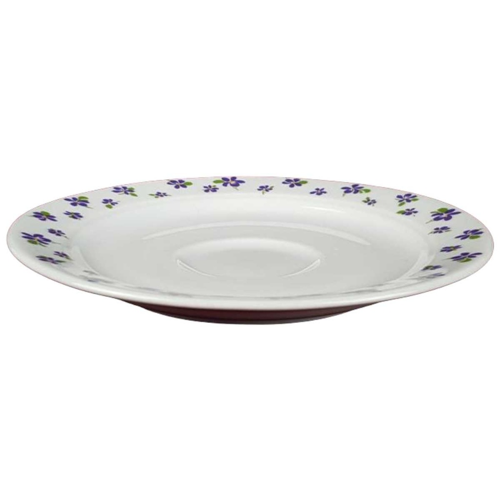 [458119789] Untertasse für Kaffee 14,5 cm Eschenbach Unbekannte Formen Blumendekor Blumen gebraucht - gut Bild 2