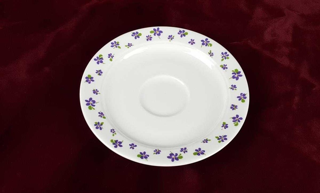 [458119789] Untertasse für Kaffee 14,5 cm Eschenbach Unbekannte Formen Blumendekor Blumen gebraucht - gut Bild 3