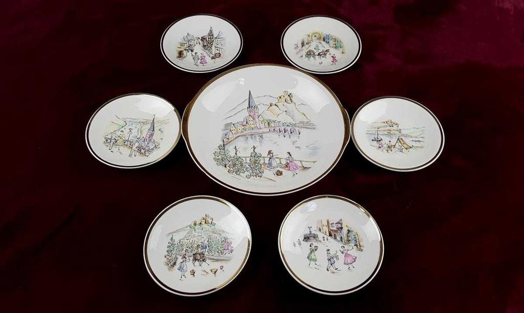 [458119791] Schale mit Schälchen Bavaria Germany Einzelteile gebraucht - akzeptabel Bild 5