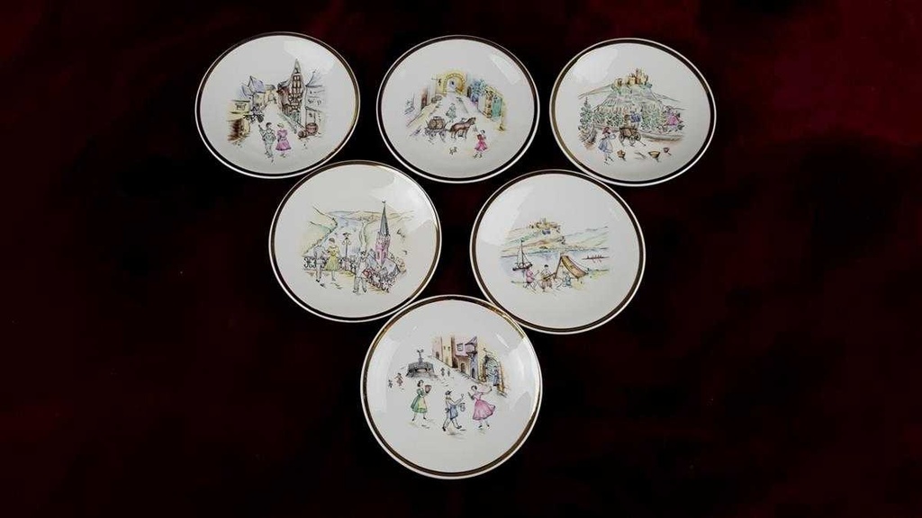 [458119791] Schale mit Schälchen Bavaria Germany Einzelteile gebraucht - akzeptabel Bild 7