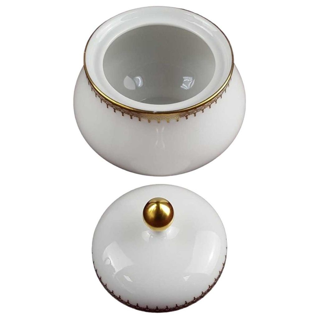 [458119793] Zuckerdose Eschenbach Alte Formen Goldbordüre W 555 gebraucht - gut Bild 2
