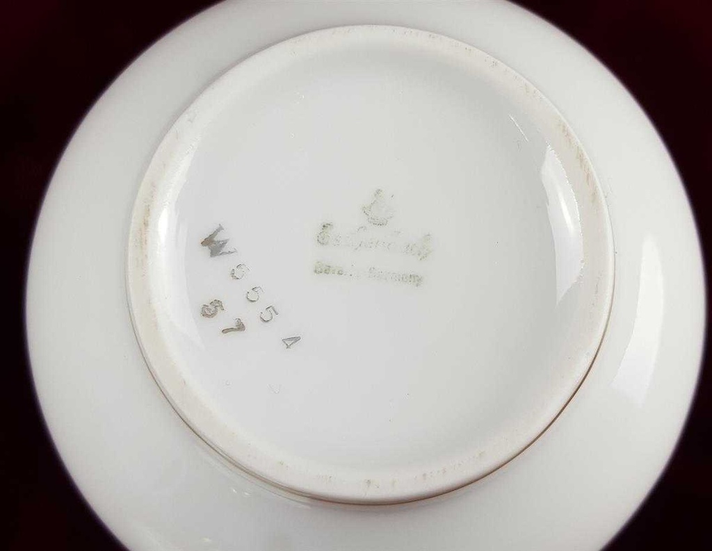 [458119793] Zuckerdose Eschenbach Alte Formen Goldbordüre W 555 gebraucht - gut Bild 4