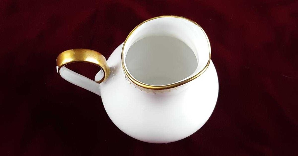 [458119794] Milchkännchen Eschenbach Alte Formen Goldbordüre W 555 gebraucht - sehr gut Bild 5