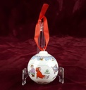 [458119795-1991] Weihnachtskugel Hutschenreuther 1991 Drachenfliegen gebraucht - neuwertig Bild 3